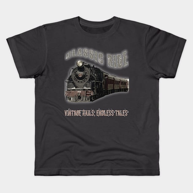 Canadian Pacific Railway - Vintage Travel Kids T-Shirt by TeeText